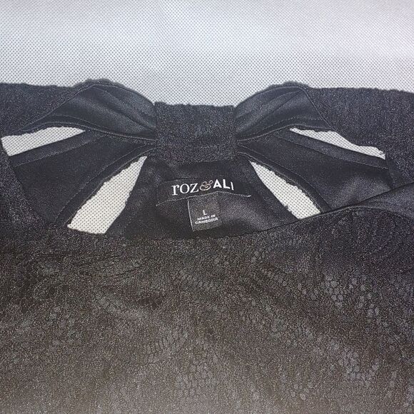 Roz & Ali women's blouse black size L - Picture 7 of 7